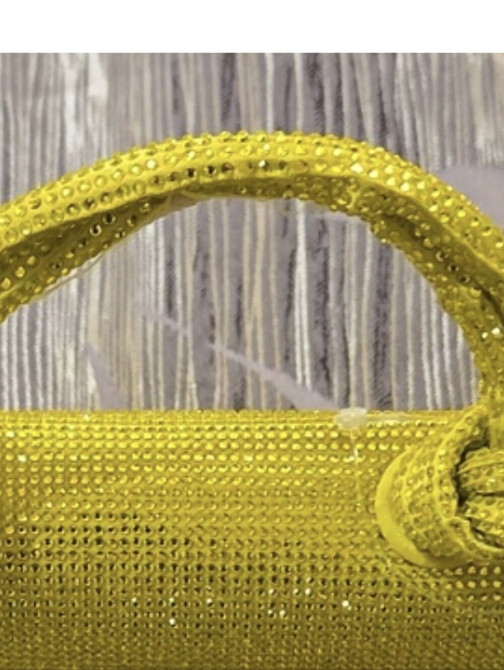 LAST 1! ZARA SPARKLY LIME MINI CITY BAG - Picture 8 of 8